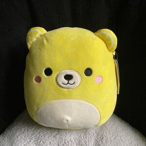 Squishmallow s Belton lemon bear 8” Yellow Bear Plush Toy